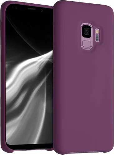Vista 275 de kwmobile Funda compatible con Samsung Galaxy S9 - Funda de silicona TPU con acabado suave - Blue Reef