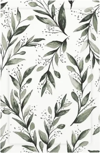 Vista 89 de Placa de Pared en Blanco de 1-Gang Sin Dispositivo Beige Lindo Vintage Boho de los 70s Hongo Fungus Planta Floral Botánica Libélula Interruptor