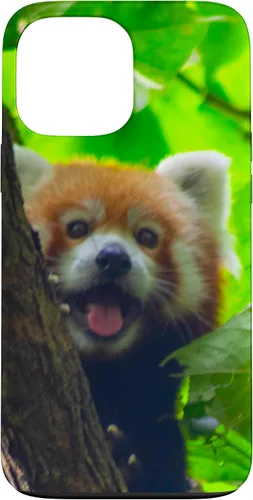 Vista 24 de Cute Funny Red Panda Smiling Tree Animal Nature Lover Gift Case for iPhone 17