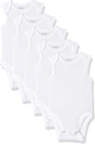 Vista 19 de Hanes Body unisex para bebé, Ultimate Flexy sin mangas para niños y niñas, paquete de 5
