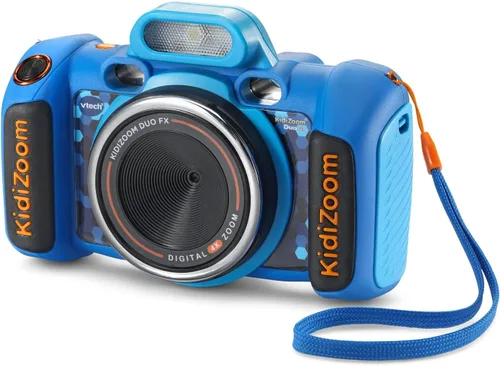 Vista 2 de Cámara VTech KidiZoom Duo FX para Niños, Cámaras Digitales Duales, Azul