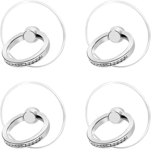 Vista 9 de Soporte de anillo transparente para teléfono celular Soporte para anillo de teléfono Soporte de anillo de dedo de agarre de dedo Soporte