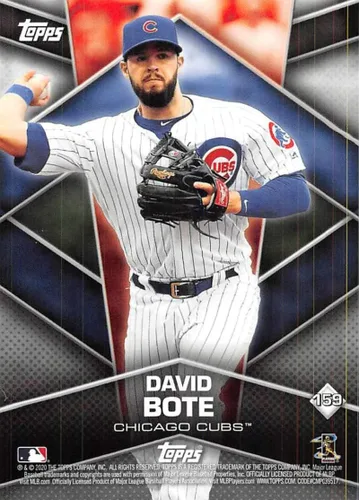 Vista 2 de 2020 Topps MLB Sticker Baseball #217 Aristides Aquino RC Rookie Cincinnati Reds Sticker Back #159 David Bote Chicago Cub MLB Baseball Peelable