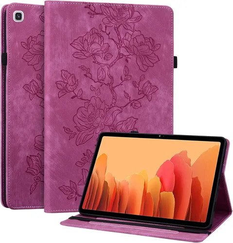 Vista 42 de Funda para Samsung Galaxy Tab S5e 10.5 2019 Modelo SM-T720/T725/T727, funda delgada de piel sintética con soporte multiángulo y soporte