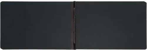 Vista 7 de Smead 81179 portada de informe de cartón prensado, sujetador de puntas de clips de metal, capacidad de 3", 11" x 17", negro, 10 por caja, carpetas