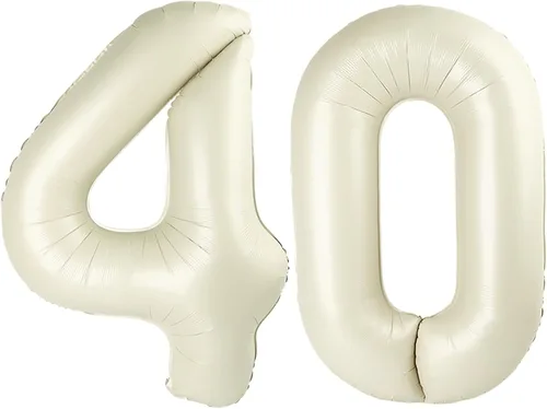 Vista 209 de Globos con números de 40 pulgadas, color negro, para decoraciones de cumpleaños de 10 a 100 años Jumbo 40In & Vibrant Color, With Hanging Holes