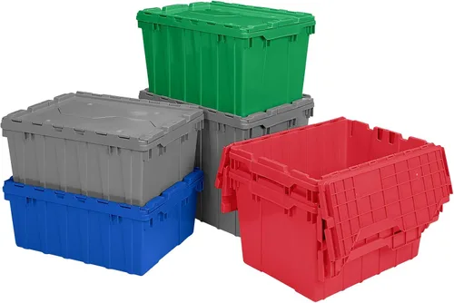 Vista 9 de Akro-Mils Almacenamiento y distribución de plástico Contenedor bolsa con tapa abatible, 21,5 pulgadas l por 15 pulgadas w por 17 pulgadas H, caso
