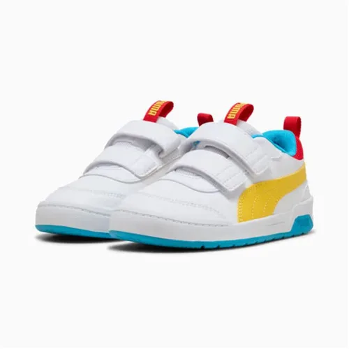 Vista 5 de Zapatillas Deportivas Infantiles Puma Multiflex 2 Blanco