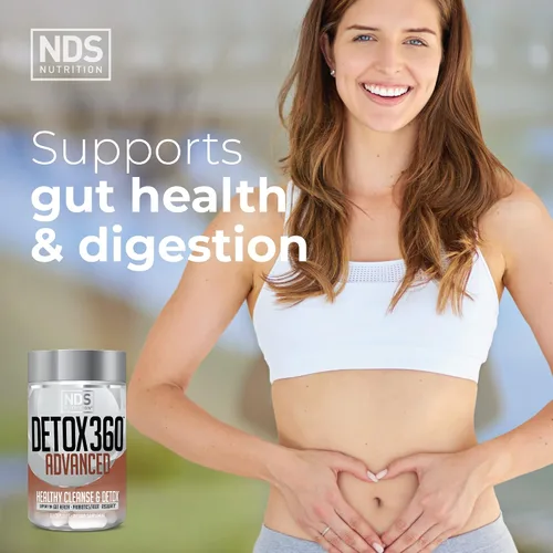 Vista 5 de FitLife Brands Nutrition Detox 360 Advanced - Limpieza y desintoxicación con probióticos y fibra para apoyar la salud y el bienestar intestinal