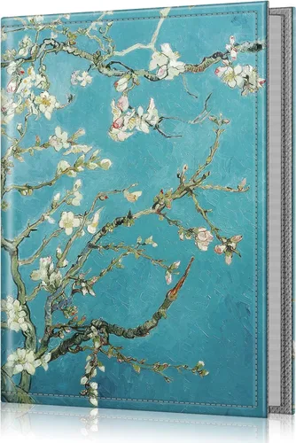 Vista 30 de Fintie Álbum de fotos de 4 x 6 pulgadas, 52 bolsillos, cubierta de cuero vegano de primera calidad, pequeña capacidad, álbumes de cartera portátil