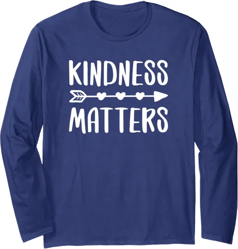 Vista 6 de Kindness Matters - Camiseta de manga larga, Negro, S