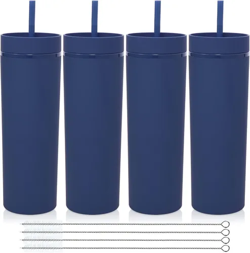 Vista 18 de Volhoply Vasos delgados de plástico de 20 onzas
