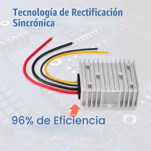 Vista 6 de Convertidor elevador de voltaje de 12 V a 48 V CC para Starlink, ELFCULB 3A 144 W de fuente de alimentación de refuerzo de voltaje regulartor