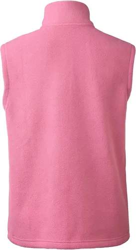 Vista 3 de Sofra Chaleco de invierno de forro polar con cremallera completa para mujer