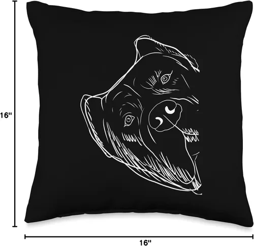 Vista 4 de Perro De Presa Canario Gifts Funny Dog Perro De Presa Canario, 16 x 16 pulgadas, multicolor