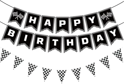 Vista 15 de Cartel de feliz cumpleaños para decoraciones de fiesta de cumpleaños (aguamarina)