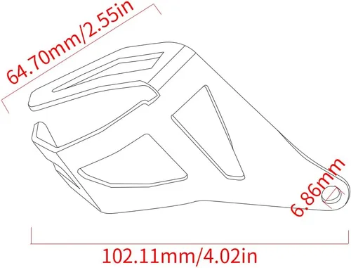 Vista 7 de Modeer Para R 1200 1250 GS ADV GS LC Accesorios de motocicleta Bomba de líquido de freno trasero depósito cubierta proteger para R1250 GS HP R 1250