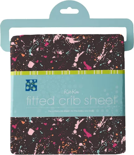 Vista 8 de KicKee - Sábana bajera ajustable para cuna de bebé, impresiones adorables para colchón de cuna, hecha de viscosa de bambú para ropa de cama de bebé