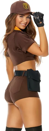Vista 2 de Forplay Precioso disfraz de entrega postal de carga para mujer