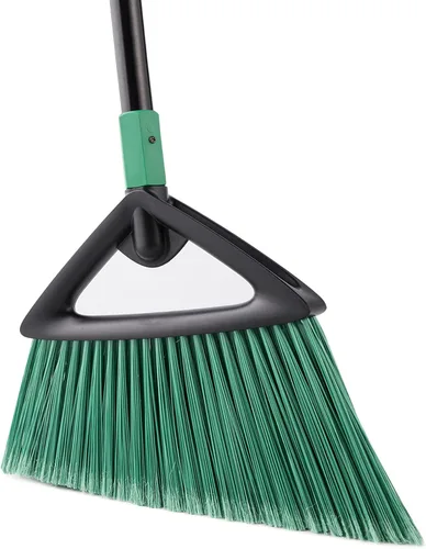 Vista 8 de Eyliden Escoba, escoba angular con mango largo de 57 pulgadas, se adapta a limpieza de alta resistencia, también funciona bien contra el polvo fino