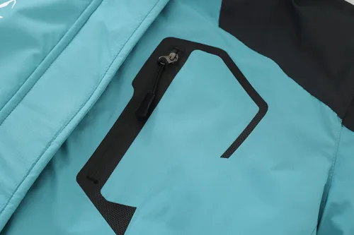 Vista 5 de Spmor Chaqueta de esquí impermeable con capucha para mujer, abrigo de snowboard cálido para invierno