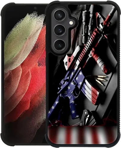 Vista 54 de Funda compatible con Samsung Galaxy S23, diseño de elefantes africanos, diseño increíble a prueba de golpes, antiarañazos, carcasa trasera