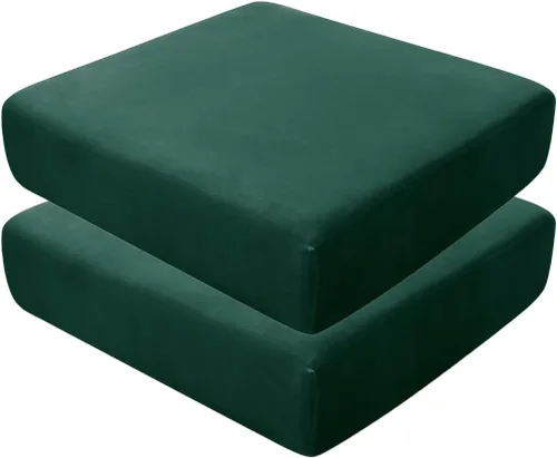 Vista 32 de Fundas de asiento de terciopelo ultra suave, fundas de cojín de asiento suave SOFE fundas de sofá con parte inferior elástica lavable funda