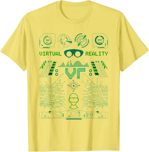 Vista 25 de Camiseta de realidad virtual VR Retro Gamers, Negro, S