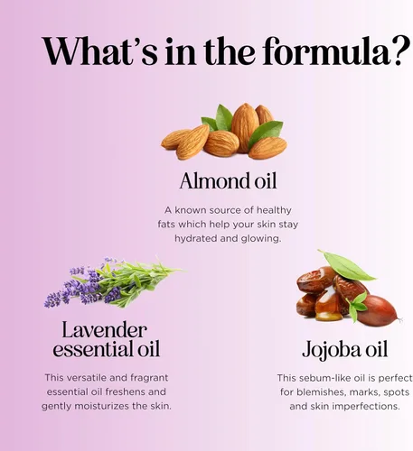 Vista 5 de Aceite natural hipoalergénico para terapia en la piel, masaje sensual con aceite puro de lavanda para hombres y mujeres, 8 onzas