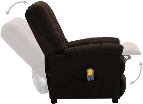 Vista 6 de Sillón reclinable para sala de estar, reclinable de masaje, Silla de lectura de sofá, Sofá individual asiento de cine en casa, Moderno reclinable
