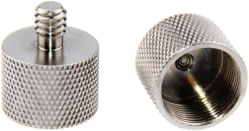 Vista 4 de CAMVATE 5/8"-27 Hembra a 1/4"-20 Tornillo de micrófono macho para monitor de cámara