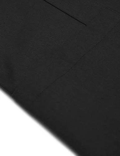 Vista 5 de COOFANDY Blazer casual de lino para hombre, ligero, ajuste regular, chaqueta deportiva con un botón