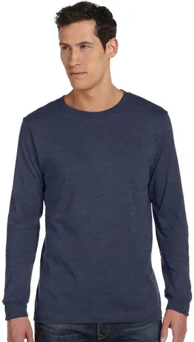 Vista 138 de Canvas Filmore 3501 - Camiseta de 4.2 onzas para hombre manga larga (1) Ceniza + (1) Jaspeado atlético