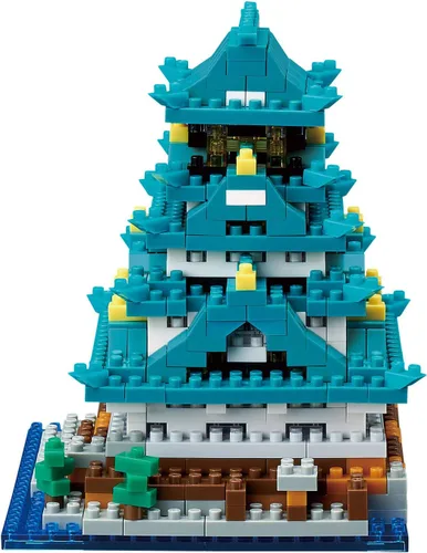 Vista 3 de nanoblock - Edificios de fama mundial - Castillo de Osaka, kit de construcción de la serie Sight to See