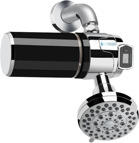 Vista 6 de Life Ionizer El filtro de agua para cabezal de ducha ayuda a eliminar el cloro, filtro de ducha de metales pesados sin cabezal de ducha, filtros