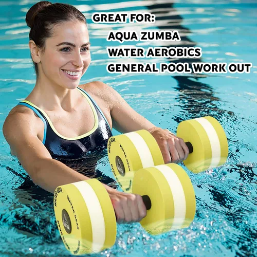 Vista 4 de Water Gear Hydro Buoys Minimum - Fitness acuático y ejercicio de piscina - Ideal para la parte superior del cuerpo y entrenamiento mínimo de estrés