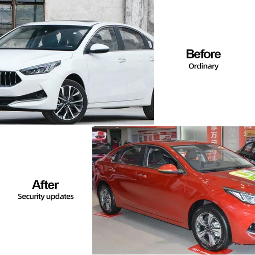Vista 5 de BAKUGO 2 unids LED dinámica intermitente intermitente luz intermitente intermitente para Kia K3 Forte Cerato 2019 2020 2021