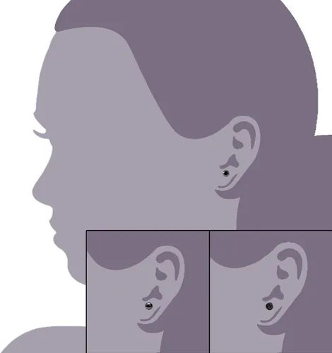 Vista 17 de JewelrieShop - Juego de aretes de tuerca de acero inoxidable con circonitas cúbicas y perlas de imitación, 3 pares de 0.236 in