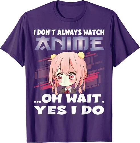 Vista 60 de Ver camiseta japonesa de anime con estampado de anime Girl, Negro, S