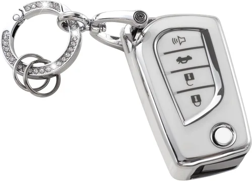 Vista 28 de YO&YOYE Funda para Llavero de TPU con Anillo para Llaves