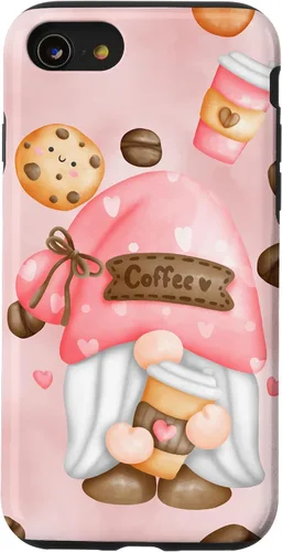 Vista 18 de Cute Coffee Gnomie for Garden Gnome Lovers and Gardener Case for iPhone 17