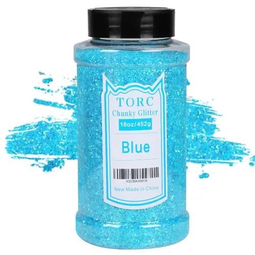 Vista 11 de TORC Brillantina gruesa negra de 4 onzas para manualidades de resina, tumblers, maquillaje cosmético, arte de uñas, decoración de festivales