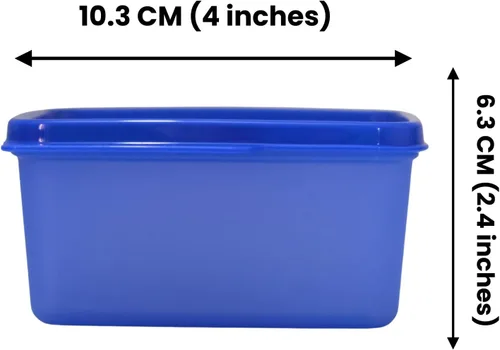 Vista 3 de Tupperware Keep Tab - Juego de recipientes de plástico, 16.9 fl oz, juego de 4, multicolor (puedes obtener 4 colores)