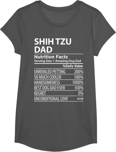 Vista 43 de Shih Tzu Dad - Camiseta divertida para dueño de perro Shih Tzu, Negro