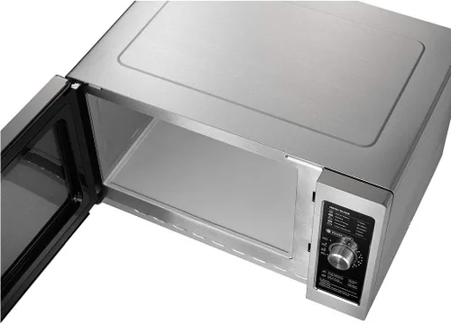 Vista 7 de Midea Equipment 1034N0A - Horno de microondas comercial para encimera con dial, 1000 W, acero inoxidable, 1.2 pies cúbicos