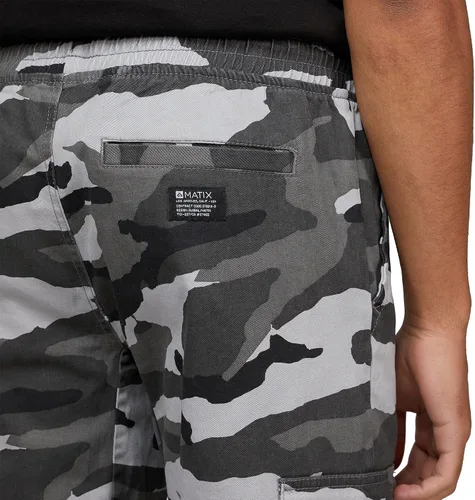 Vista 6 de Pantalones deportivos tipo cargo de sarga elástica para hombre