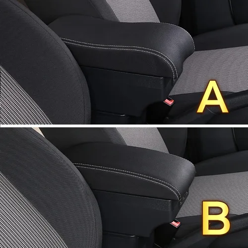 Vista 4 de Caja de reposabrazos de coche, para Renault Sandero Stepway, caja de almacenamiento de reposabrazos, modificación de accesorios interiores