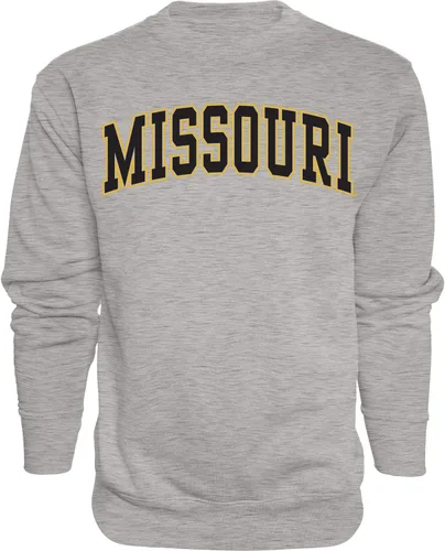 Vista 42 de Blue 84 NCAA para hombre Sudadera de cuello redondo con nombre de equipo jaspeado en color oscuro