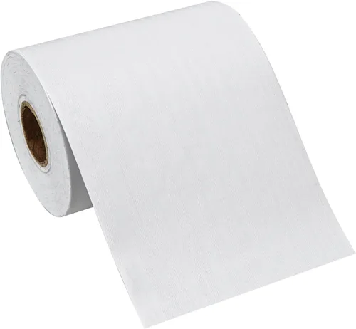 Vista 8 de WADILE 10 m de cenefa de papel pintado de grano de madera blanco, marco de espejo extraíble, impermeable, papel de pared autoadhesivo, para pegar