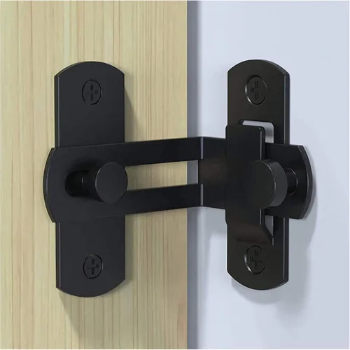 Vista 4 de Tunish - Cerradura grande para puerta corrediza de granero, pestillo de puerta delantera de seguridad para gabinete de vino, baño, garaje, jardín